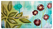 Floral Set 1 Checkbook Cover