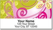 Floral Sketch Address Labels