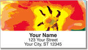 Flower Close Up Address Labels