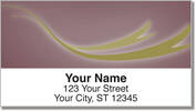 Flowing Ribbon Address Labels