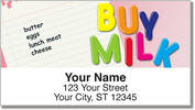 Fridge Note Address Labels