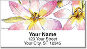 Fruits and Flowers Address Labels