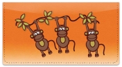 Funky Monkey Checkbook Cover