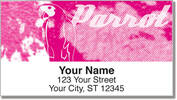 Funky Parrot Address Labels