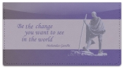 Gandhi Checkbook Cover