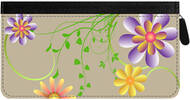 Garden Fresh Zippered Checkbook Cover