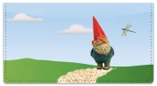 Garden Gnome Checkbook Cover