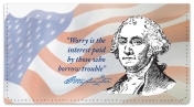 George Washington Checkbook Cover