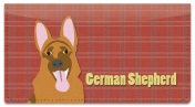 German Shepherd Checkbook Cover