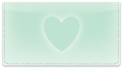 Glowing Heart Checkbook Cover