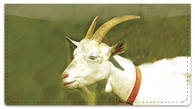 Goat Checkbook Cover