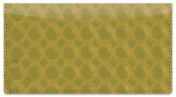 Gold Bubble Pattern Checkbook Cover