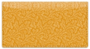 Gold Leaves Checkbook Cover