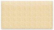 Gold Linen Checkbook Cover