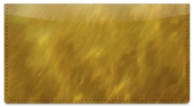 Golden Light Wave Checkbook Cover