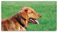 Golden Retriever Checkbook Cover