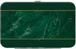 Green Marble Debit Mini Clutch