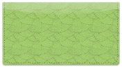 Green Stipple Checkbook Cover