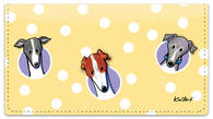 Greyhound Checkbook Cover