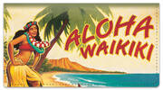 Hawaiian Art Checkbook Cover