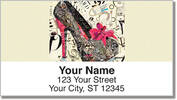 High Heel Address Labels