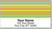 Horizontal Stripe Address Labels