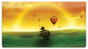 Hot Air Balloon View Checkbook Cover