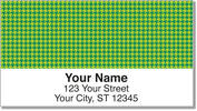 Houndstooth Address Labels