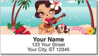 Hula Lulu Address Labels