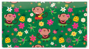 Hula Monkey Checkbook Cover