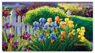 Iris Walk Checkbook Covers