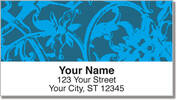 Iron Floral Address Labels