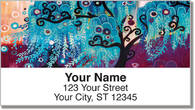 Jeweled Tree Address Labels