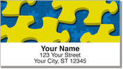 Jigsaw Puzzle Address Labels