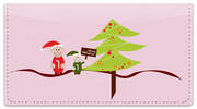 Jolly Elf Checkbook Cover