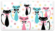 Kitty Galore Checkbook Cover