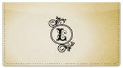 L Monogram Checkbook Cover