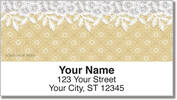 Lace Border Address Labels