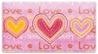 Love Love Checkbook Cover