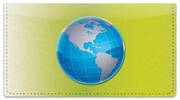 Map of the World Checkbook Cover