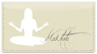 Meditation Checkbook Cover