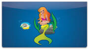 Mermaid Checkbook Cover