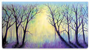 Misty Tree Checkbook Cover