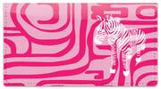 Neon Animal Print Checkbook Cover