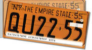 New York License Plate Side Tear Checks