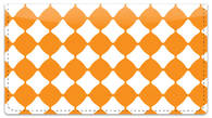 Orange Bead Checkbook Cover