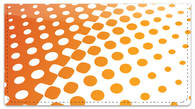 Orange Halftone Checkbook Cover