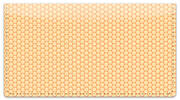 Orange Honeycomb Checkbook Cover