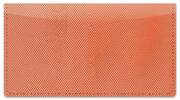 Orange Mesh Checkbook Cover