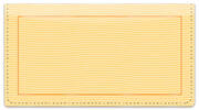 Orange Safety Checkbook Cover